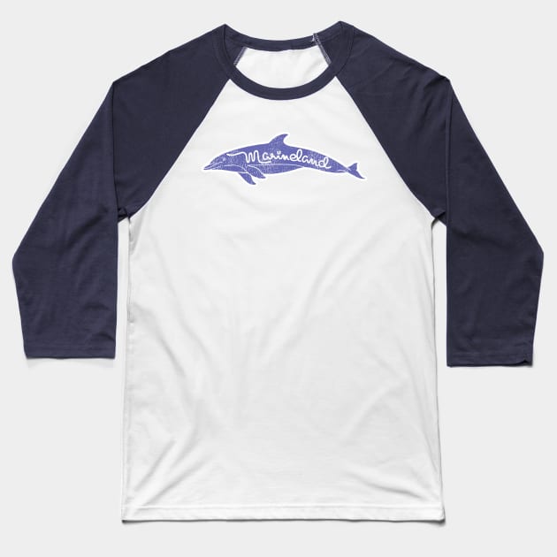 Marineland Vintage Baseball T-Shirt by GoAwayGreen